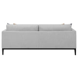 Apperson Upholstered Track Arm Sofa Light Grey - 508681