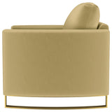 Corliss Upholstered Curved Track Arm Chair Camel - 508826