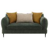 Jade 2-piece Chenille Upholstered Sofa Set Green - 509131-S2