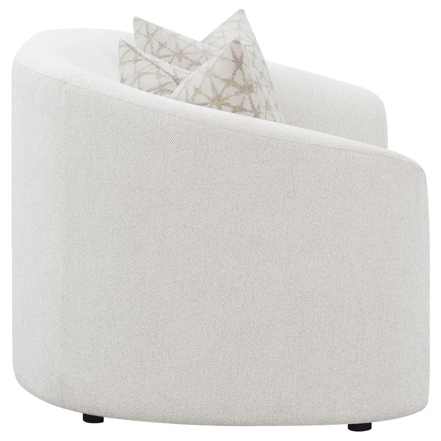 Rainn 2-piece Boucle Upholstered Sloped Arm Sofa Set Latte - 509171-S2