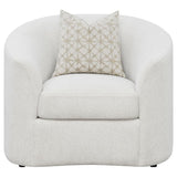 Rainn 3-piece Boucle Upholstered Sloped Arm Sofa Set Latte - 509171-S3