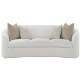 Rainn Boucle Upholstered Sloped Arm Sofa Latte - 509171