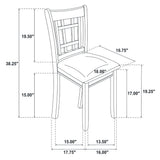 Lattice Back Side Chairs (Set of 2)