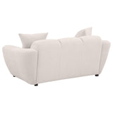 Destino 2-piece Chenille Splayed Arm Sofa Set Greige - 509301-S2