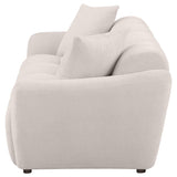 Destino Chenille Upholstered Splayed Arm Sofa Greige - 509301