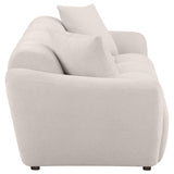 Destino Chenille Upholstered Splayed Arm Sofa Greige - 509301