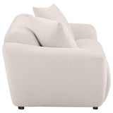 Destino Chenille Upholstered Splayed Arm Loveseat Greige - 509302