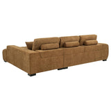 Octavia Upholstered Sectional Chaise Sofa Amber - 509340
