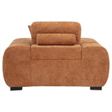 Octavia Upholstered Track Arm Accent Chair Orange - 509353