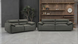 Buxton Top Grain Leather Upholstered Sofa Graphite - 509504