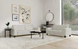 Deerhurst 2-piece Upholstered Track Arm Sofa Set Greige - 509647-S2