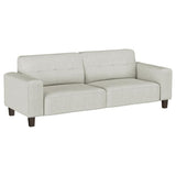 Deerhurst 2-piece Upholstered Track Arm Sofa Set Greige - 509647-S2