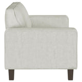 Deerhurst 2-piece Upholstered Track Arm Sofa Set Greige - 509647-S2