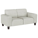 Deerhurst 2-piece Upholstered Track Arm Sofa Set Greige - 509647-S2