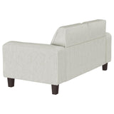 Deerhurst 2-piece Upholstered Track Arm Sofa Set Greige - 509647-S2