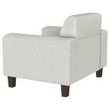 Deerhurst 3-piece Upholstered Track Arm Sofa Set Greige - 509647-S3