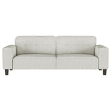 Deerhurst Upholstered Track Arm Tufted Sofa Greige - 509647