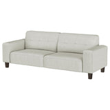 Deerhurst Upholstered Track Arm Tufted Sofa Greige - 509647