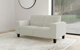 Deerhurst Upholstered Track Arm Tufted Loveseat Greige - 509648