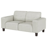 Deerhurst Upholstered Track Arm Tufted Loveseat Greige - 509648