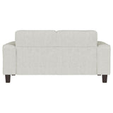 Deerhurst Upholstered Track Arm Tufted Loveseat Greige - 509648