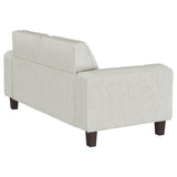 Deerhurst Upholstered Track Arm Tufted Loveseat Greige - 509648
