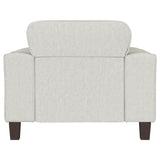 Deerhurst Upholstered Track Arm Tufted Accent Chair Greige - 509649