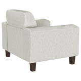 Deerhurst Upholstered Track Arm Tufted Accent Chair Greige - 509649