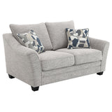 Tomkins 2-piece Boucle Upholstered Sofa Set Light Grey - 509671-S2