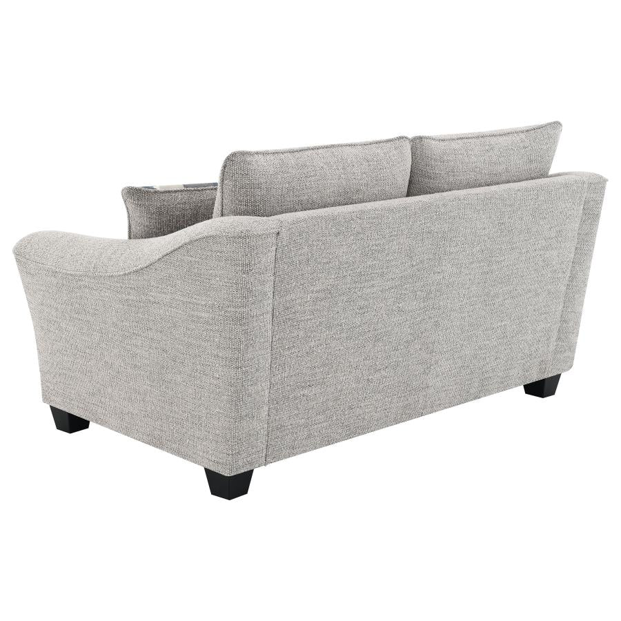 Tomkins 2-piece Boucle Upholstered Sofa Set Light Grey - 509671-S2