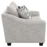 Tomkins 2-piece Boucle Upholstered Sofa Set Light Grey - 509671-S2