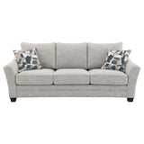Tomkins Boucle Upholstered Sofa Light Grey - 509671
