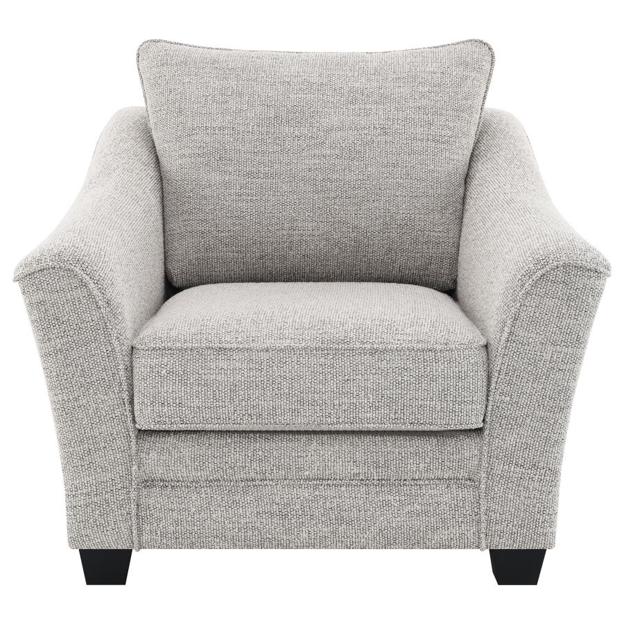 Tomkins Boucle Upholstered Chair Light Grey - 509673