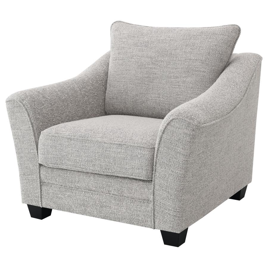 Tomkins Boucle Upholstered Chair Light Grey - 509673