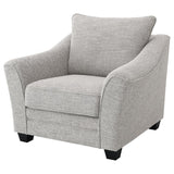 Tomkins Boucle Upholstered Chair Light Grey - 509673