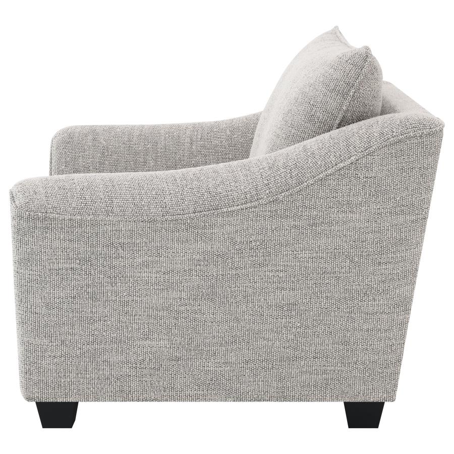 Tomkins Boucle Upholstered Chair Light Grey - 509673