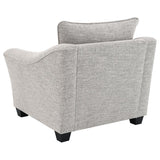 Tomkins Boucle Upholstered Chair Light Grey - 509673