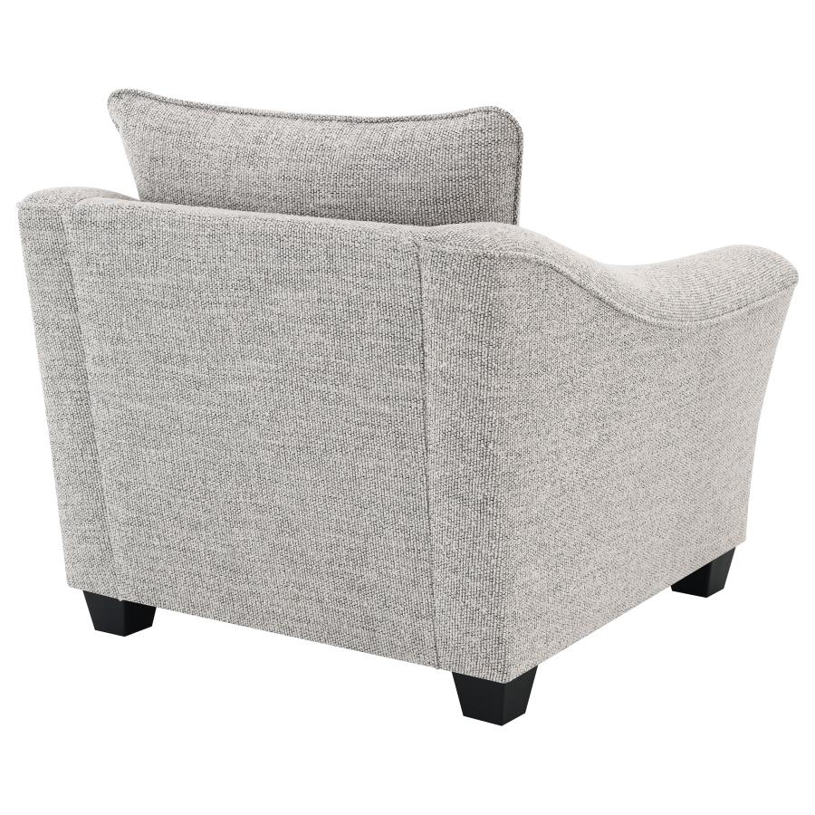 Tomkins Boucle Upholstered Chair Light Grey - 509673