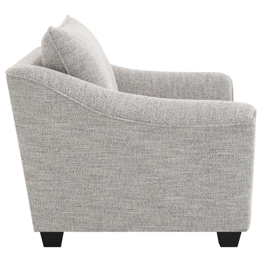 Tomkins Boucle Upholstered Chair Light Grey - 509673