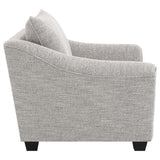 Tomkins Boucle Upholstered Chair Light Grey - 509673