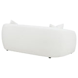 Isabella Faux Sheepskin Upholstered Sofa Natural - 509871