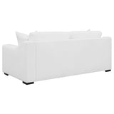 Ashlyn 3-piece Upholstered Sloped Arm Sofa Set White - 509891-S3