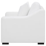 Ashlyn Upholstered Sloped Arm Accent Chair White - 509893