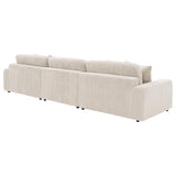 Blaine Upholstered Reversible Chaise Sectional Sofa Sand - 509899-SET