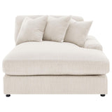 Blaine Upholstered Reversible Chaise Sectional Sofa Sand - 509899
