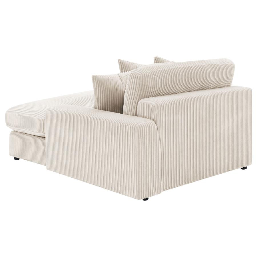 Blaine Upholstered Reversible Chaise Sectional Sofa Sand - 509899