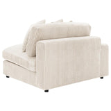 Blaine Upholstered Reversible Chaise Sectional Sofa Sand - 509899