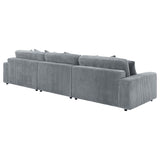 Blaine Upholstered Reversible Chaise Sectional Sofa Fog - 509900-SET