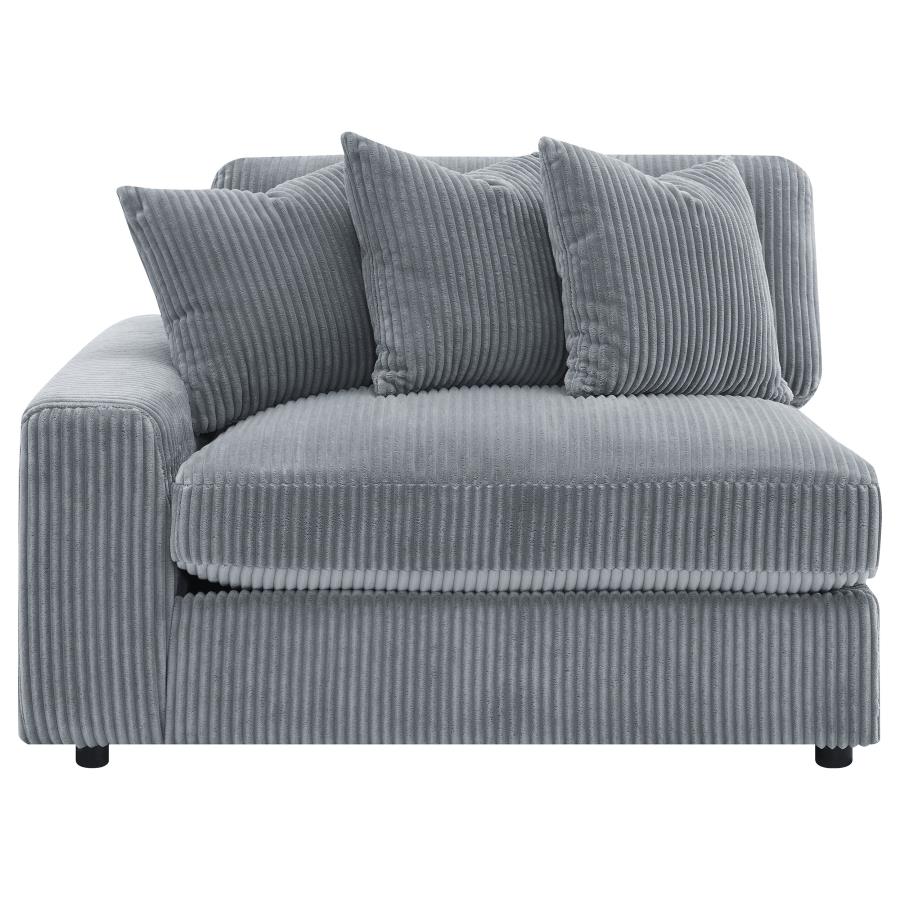 Blaine Upholstered Reversible Chaise Sectional Sofa Fog - 509900-SET