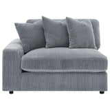 Blaine Upholstered Reversible Chaise Sectional Sofa Fog - 509900-SET